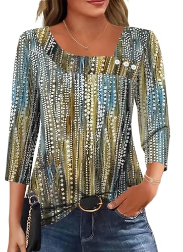 Women's Asymmetrical Neck Tunic Blouse