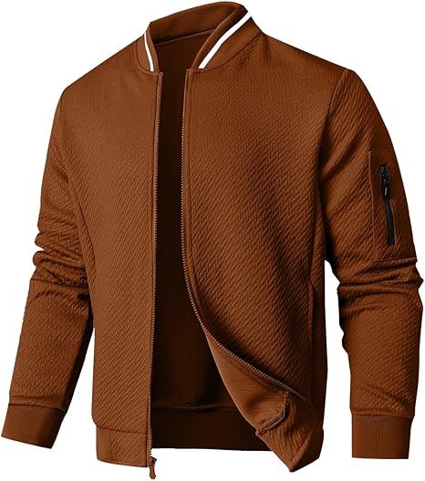 Mens Loose Fit Lightweight Jacket