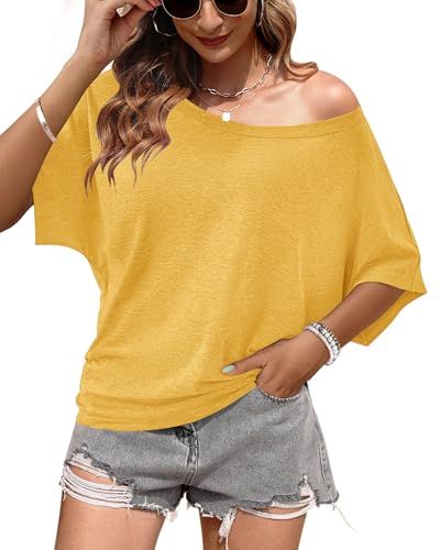 Women's Off Shoulder Batwing T-Shirt