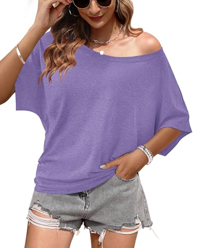 Women's Off Shoulder Batwing T-Shirt