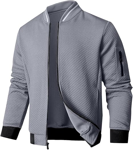 Mens Loose Fit Lightweight Jacket