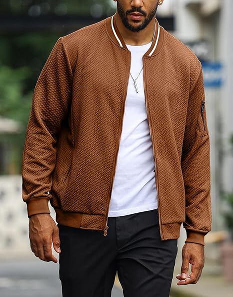 Mens Loose Fit Lightweight Jacket
