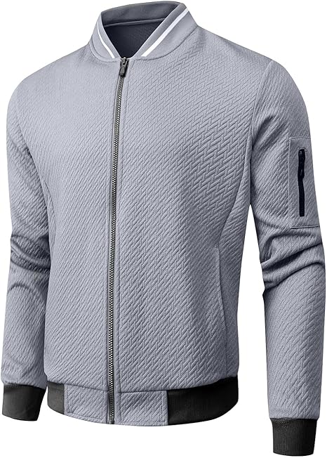 Mens Loose Fit Lightweight Jacket