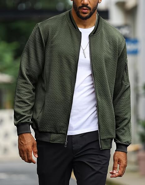 Mens Loose Fit Lightweight Jacket