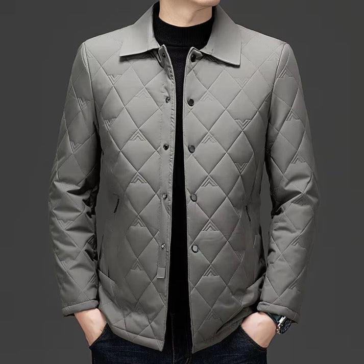 Top Grade Men's Diamond Quilted Bubble Coat